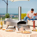 Portable Outdoor Stainless Steel Pizza Oven for Camping Picnic