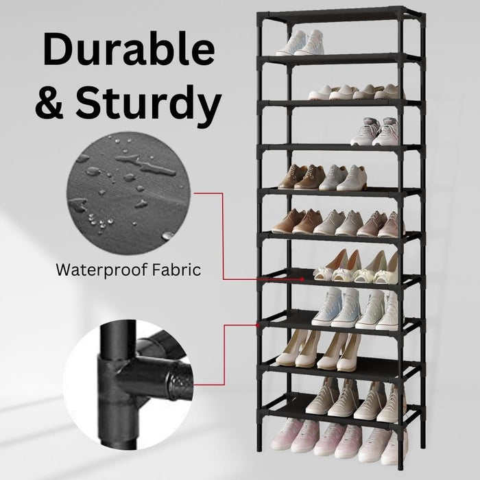 10-tier stackable shoe rack - sedol (3)