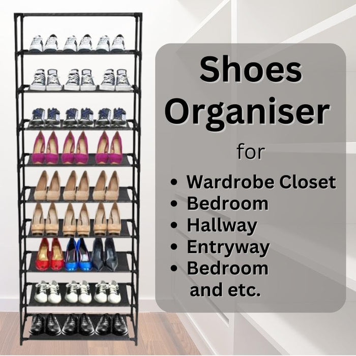 10-tier stackable shoe rack - sedol (4)