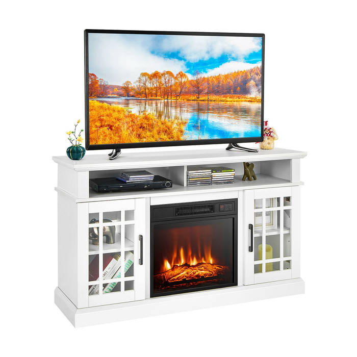 1400W Electric Fireplace with Mantel for Tvs up to 55 Inches