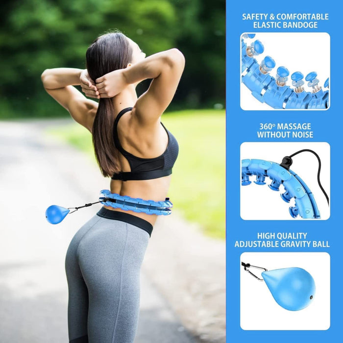 Smart Weighted Hula Hoop with Weight Ball and Cooling Towel