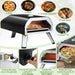 Stainless Steel Pizza Maker with Accessories Set and Storage Bag