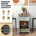 Counter Height Table with Storage Rectangular Pub Dining Table
