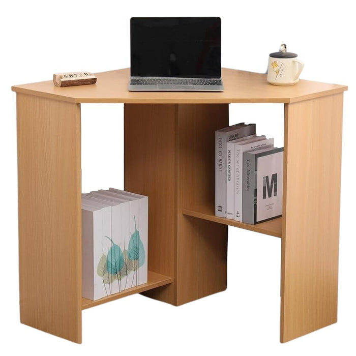 SEDOL Computer Desk - Wellington Compact Corner Desk with Undershelves