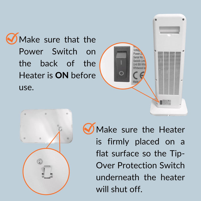 SEDOL 2KW PTC Ceramic Heater