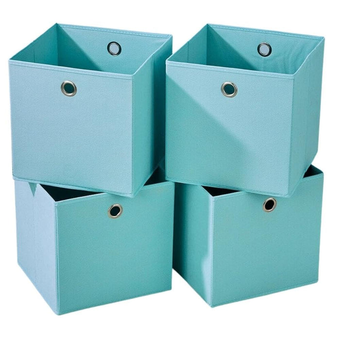 SEDOL Storage Boxes - (Set of 4) 27×27cm Non-Woven Fabric Foldable Storage Cube