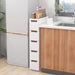 3/4/5-Drawer Narrow Storage Cabinet for Small Space