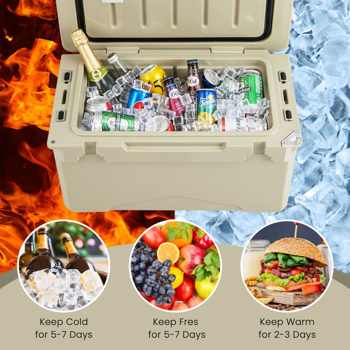 28L Rotomolded Cooler Insulated Portable Ice Chest