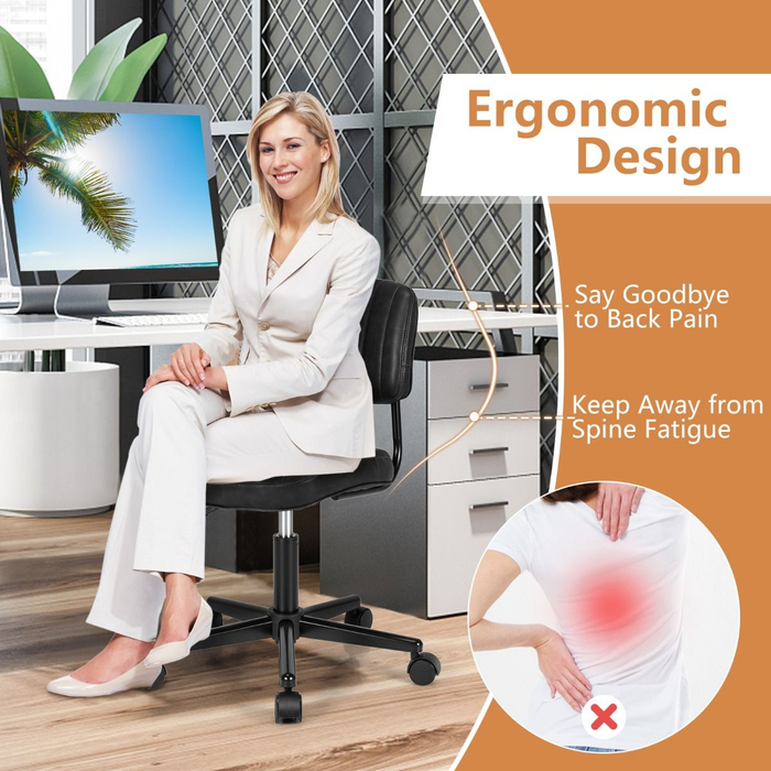 Adjustable Ergonomic Leisure Chair with PU Leather