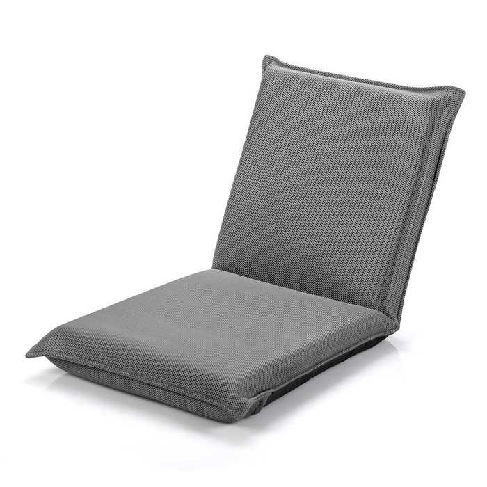 Folding Floor Chair with Reclining Function and 6 Adjustable Positions