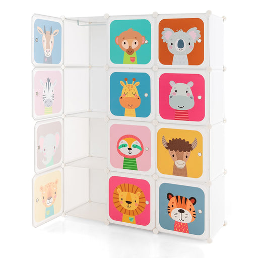 Cube Portable Kids Wardrobe with Hanging Section