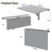 80 X 60 Cm Wall Mounted Folding Table Drop-Leaf Floating Writing Desk