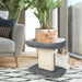 2-Tier Cat Tree with Sleeping Perch Sisal Scratching Plate and Ball