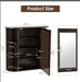 3-Tier Mirrored Wall Mounted Bathroom Cabinet