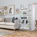 5-Tier Ladder Shelf with Steel Frame for Living Room Bedroom Office