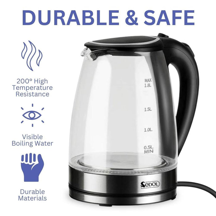 electric kettle with led - sedol (2)